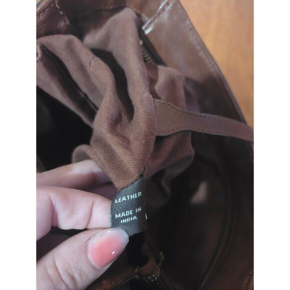 FRYE Olivia Large Leather Crossbody Shoulder Bag Cognac Super Nice!! - Picture 11 of 11